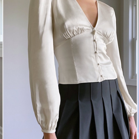 Sundays Best Tatiana Blouse Longsleeve corset top - Picture 2 of 7